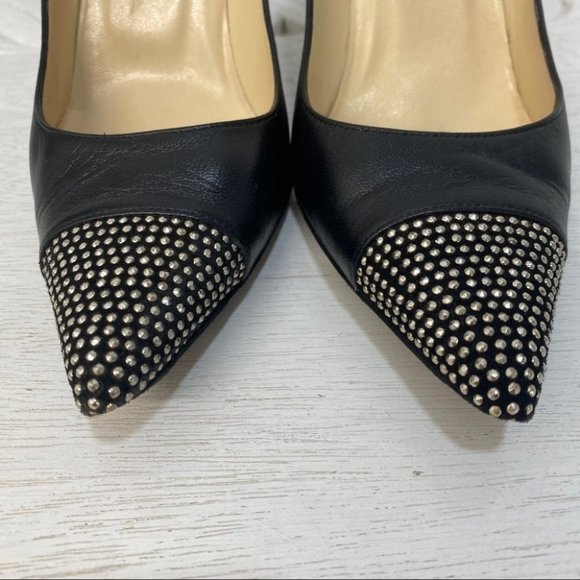 Jimmy Choo stud sparkle toe high heels - Amika - Picture 3 of 16